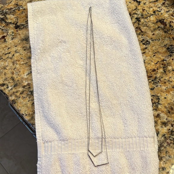 Silver Double Chain Long Necklace - Picture 4 of 6